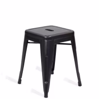 Barstoel industrieel Bistro 45CM mat 