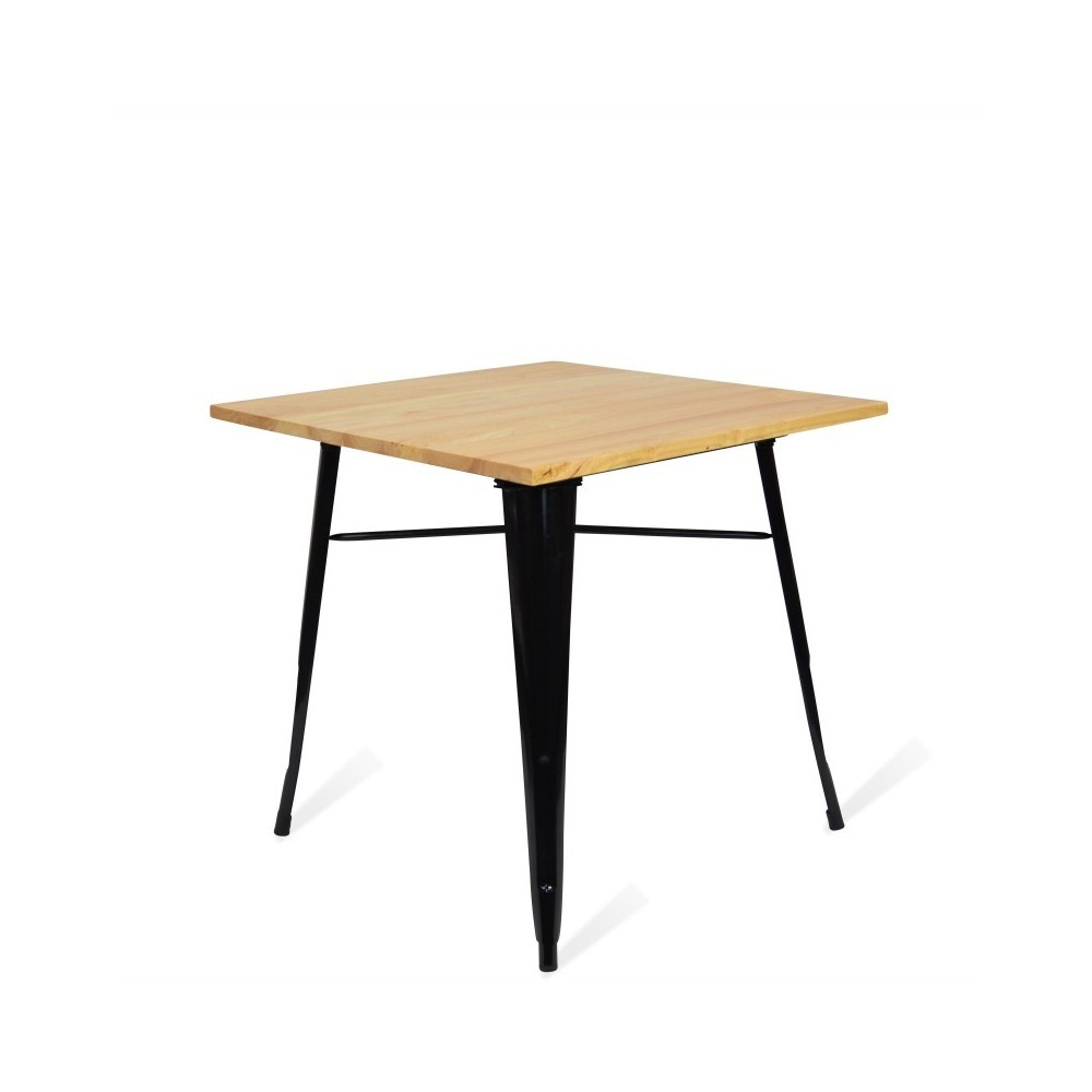 Industriellt bord Bistro Light Legs Black