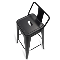 Sgabello Classic Wide Bistro con Schienale