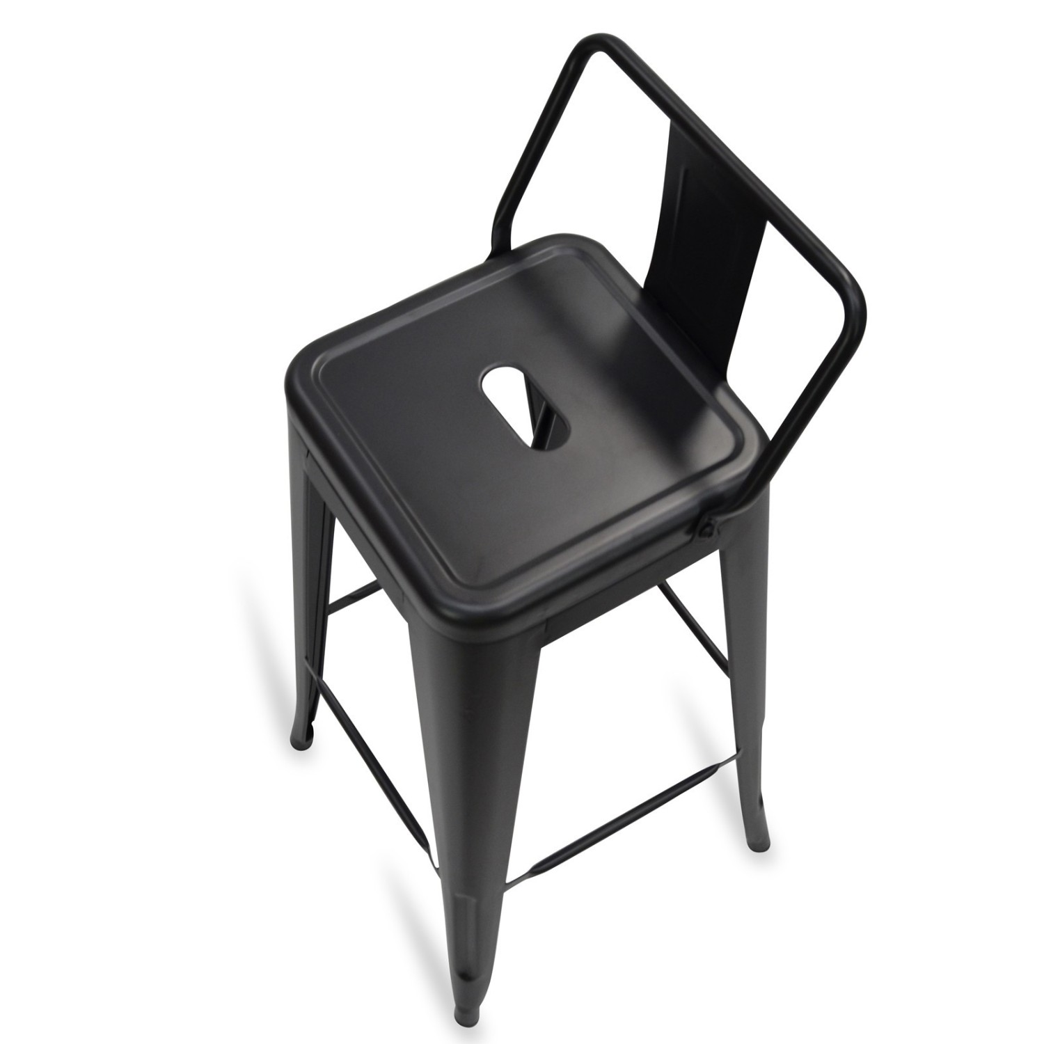 Taburete industrial Metal Wide Bistro Matte