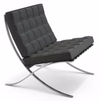 Barcelona Sessel Half-Leder