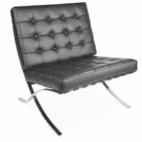 Barcelona Sessel Half-Leder