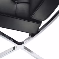 Barcelona Sessel Half-Leder