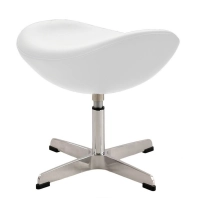 Ottoman Replica of the Leather Egg Chair by designer Arne Jacobsen