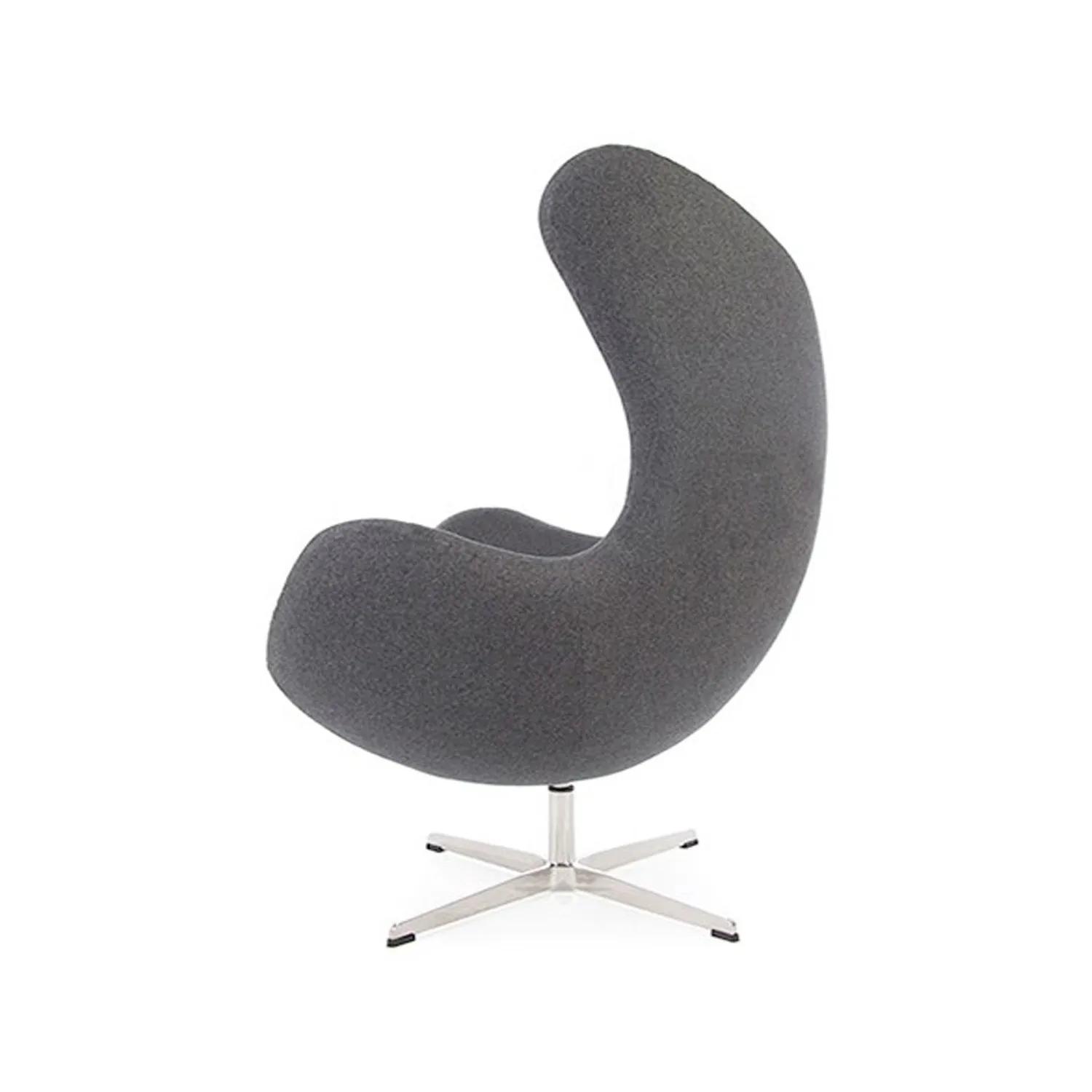 Replica Egg Chair met voetensteun van ontwerper Arne Jacobsen
