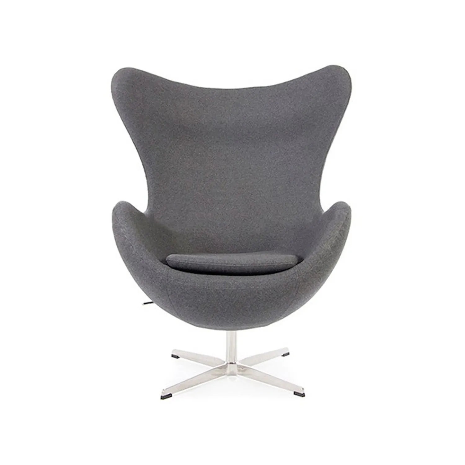 Replica Egg Chair met voetensteun van ontwerper Arne Jacobsen
