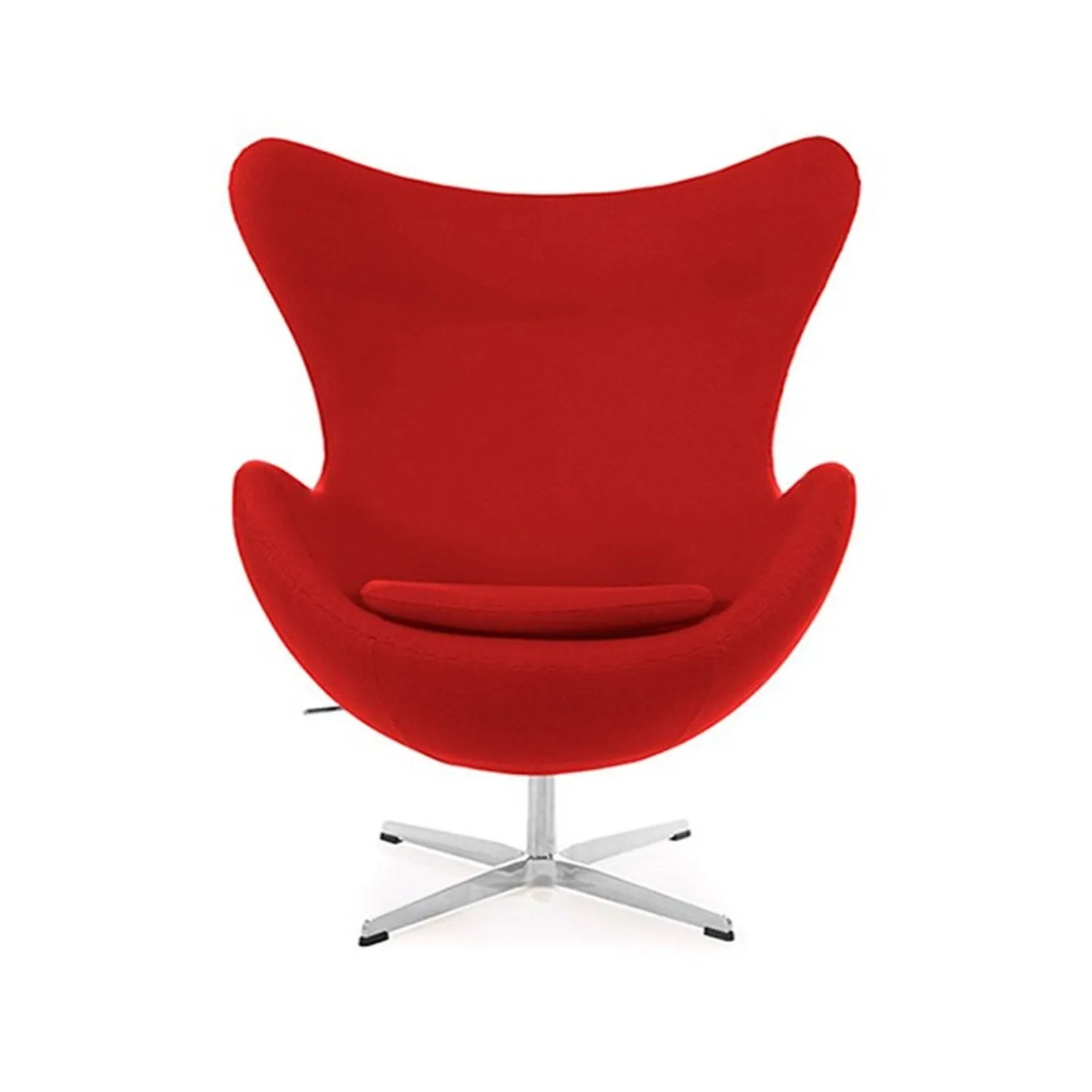 Egg Chair mit Fußstütze asu Kaschmir