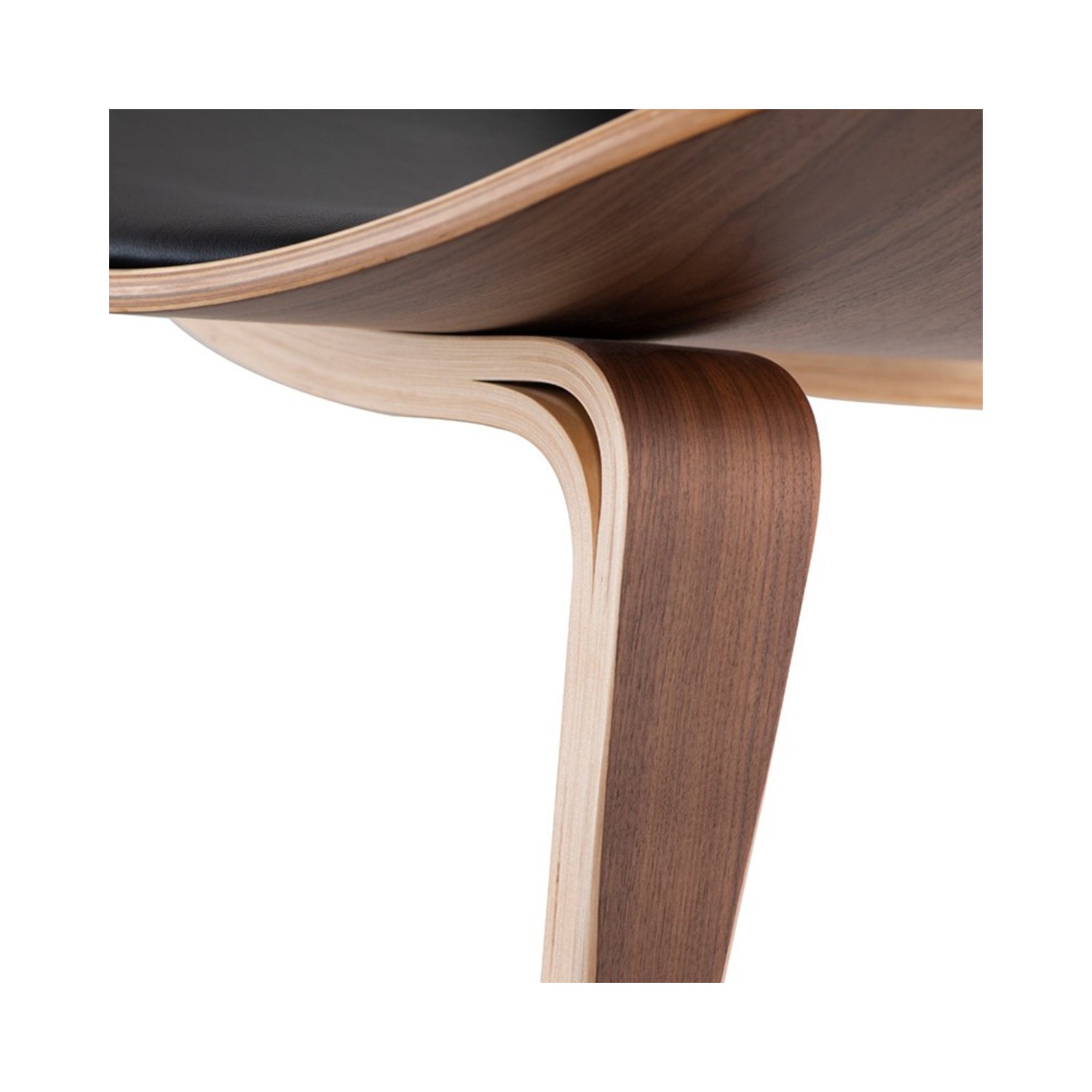 Shell Ch07 chair replica in walnut wood