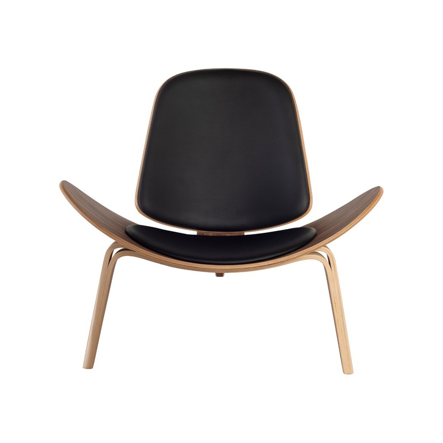 Shell Ch07 chair replica in walnut wood