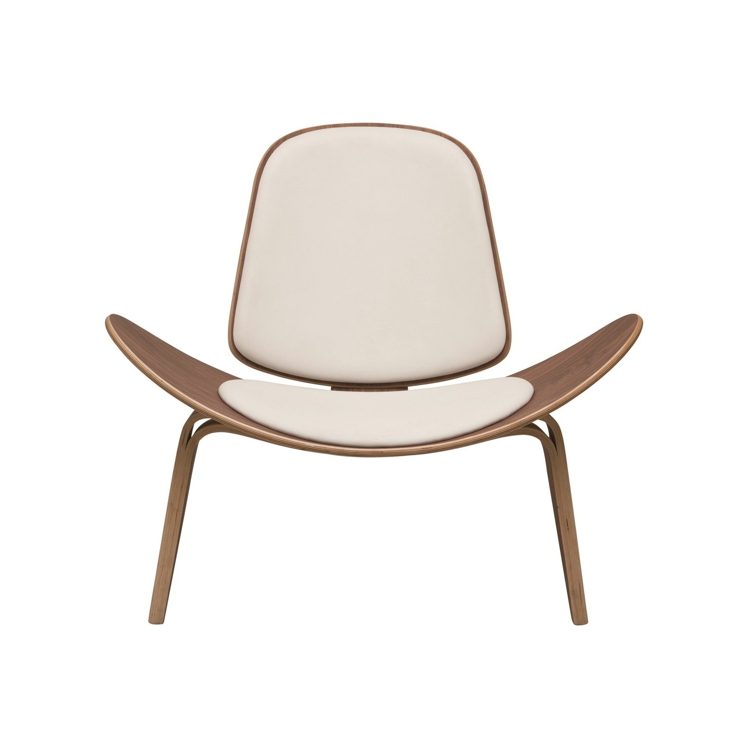 Shell Ch07 chair replica in walnut wood