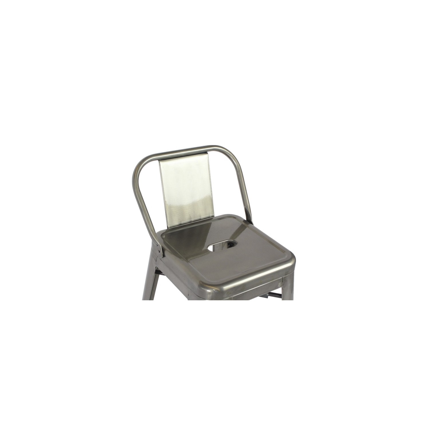 Set di 4 Sgabelli Industriale Bistro LB