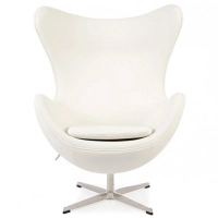 Replica Leather Egg Chair do designer Arne Jacobsen