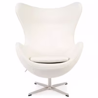 Replica lederen Egg Chair van ontwerper Arne Jacobsen