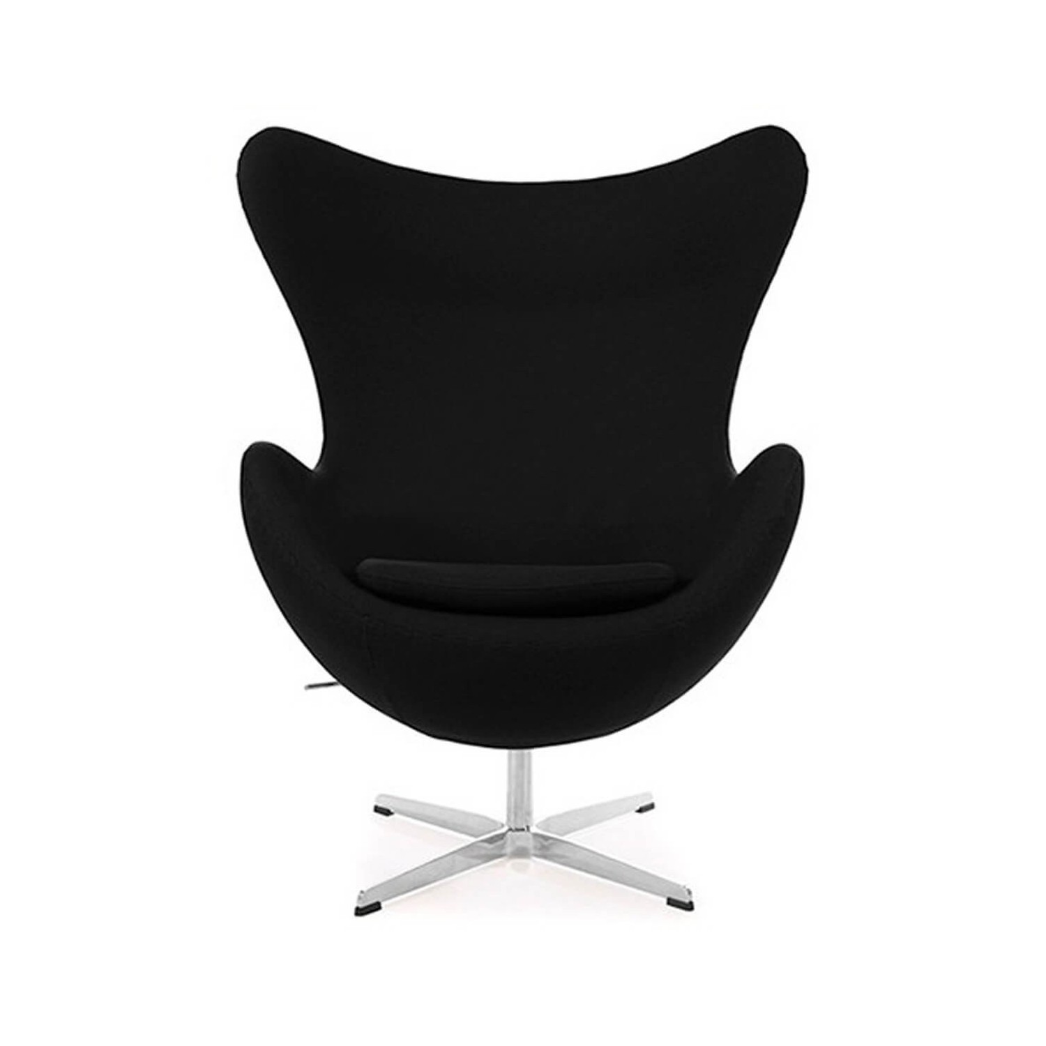 Replica Egg Chair met voetensteun van ontwerper Arne Jacobsen
