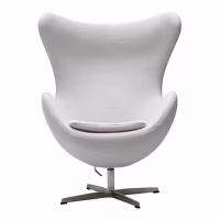 Egg Chair mit Fußstütze asu Kaschmir