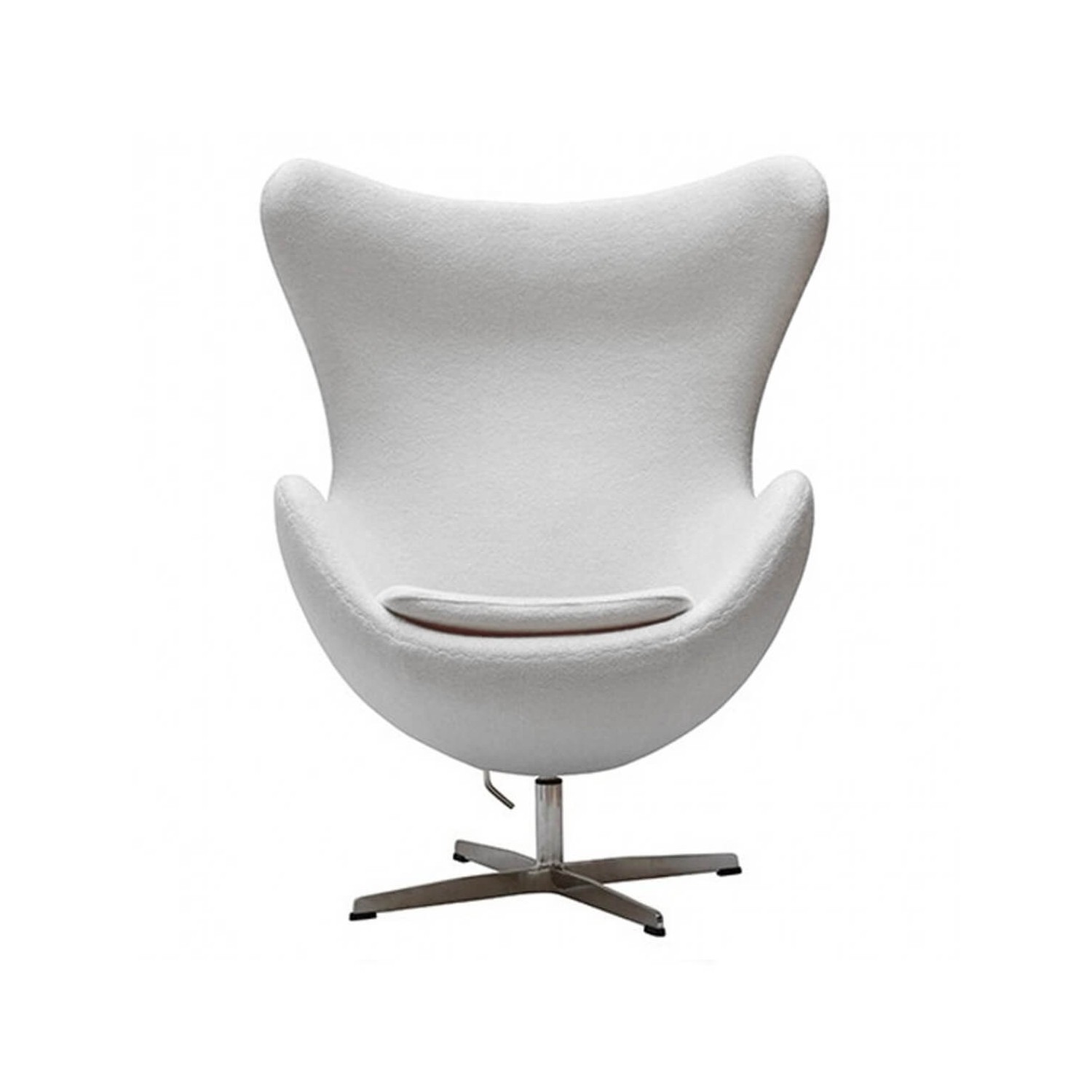 Replica Egg Chair com Apoio para os Pés da designer Arne Jacobsen