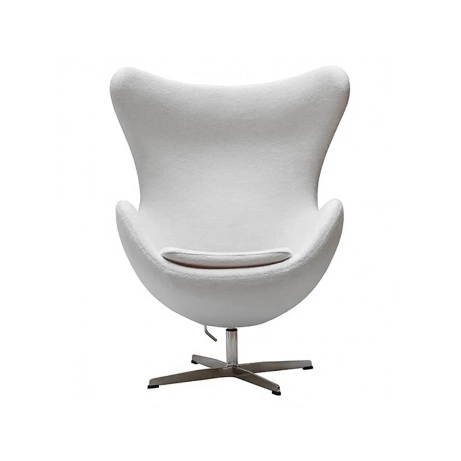 Replica Egg Chair met voetensteun van ontwerper Arne Jacobsen