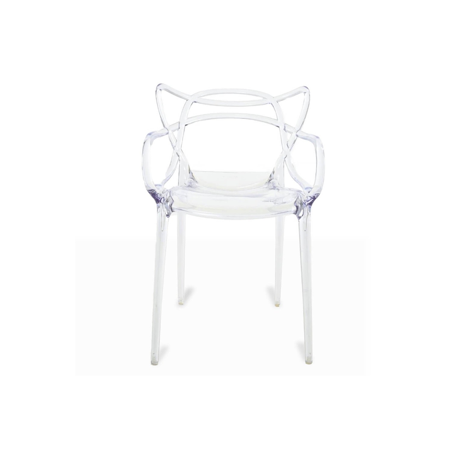 Inspiración Silla Masters transparente del aclamado diseñador Phillipe Starck