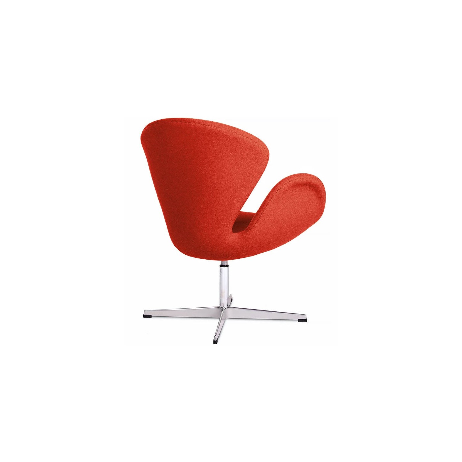 Réplica de la silla Swan en cachemir de Arne Jacobsen
