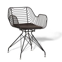 Meridian Metallstuhl für den Garten