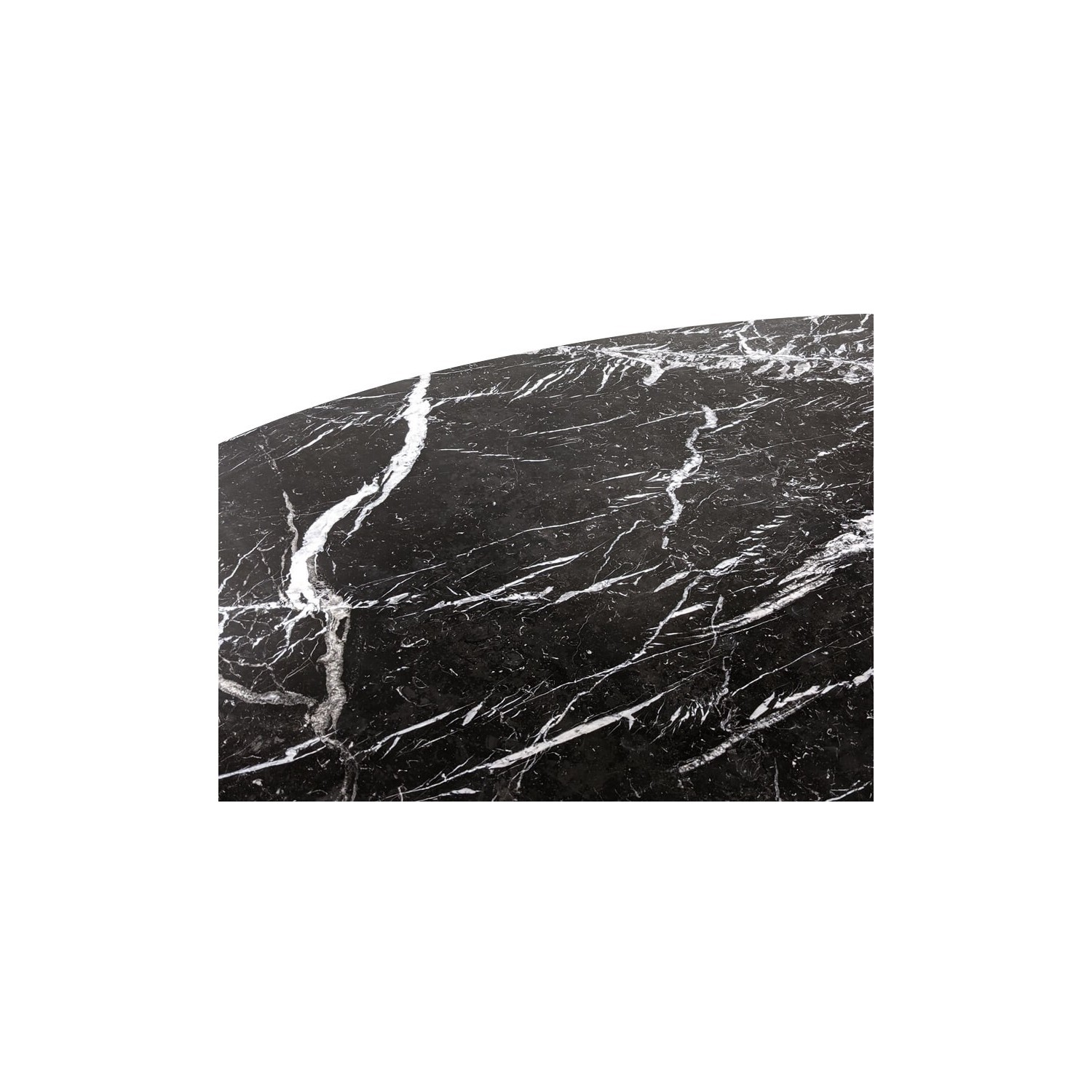 Tavolino Tulip replica in marmo marquina