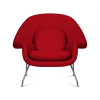 Replica della Womb Chair del designer Eero Saarinen