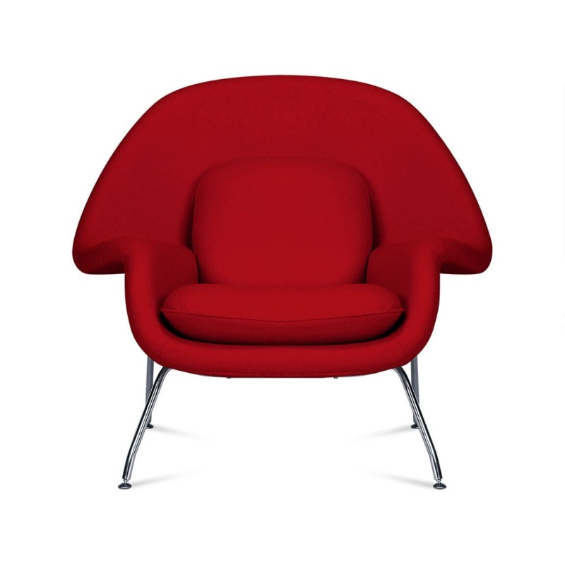 Replica of the Womb Chair by designer Eero Saarinen