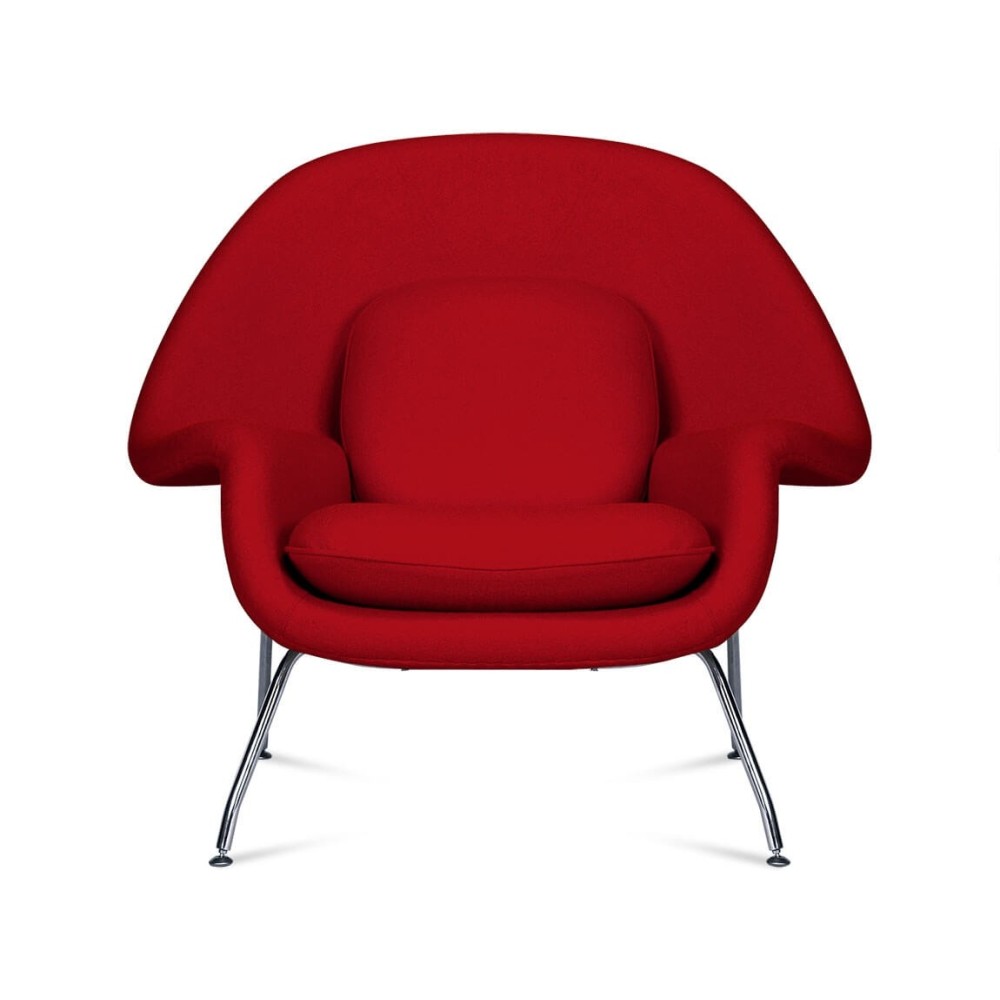 Replica van de Womb Chair door ontwerper Eero Saarinen