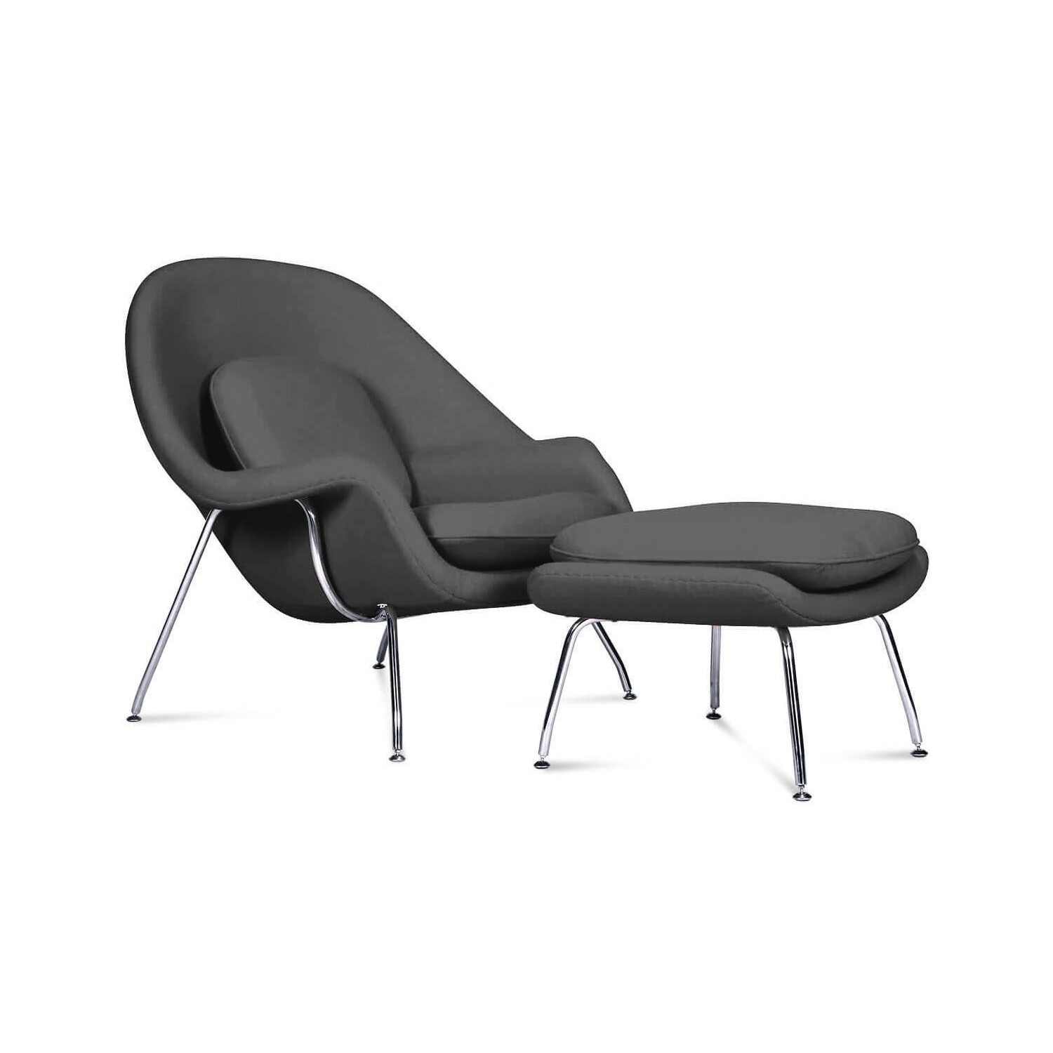 Replica of the Womb Chair by designer Eero Saarinen