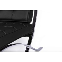 Inspiracja Barcelona Krzesło Skóra ekologiczna