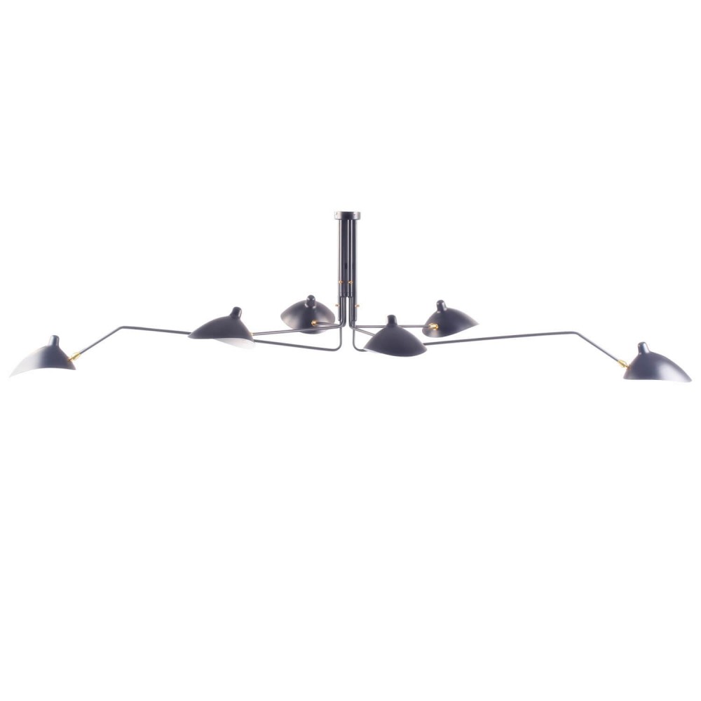 Inspiratie van de Mouille Pendant 6 Arms Lamp