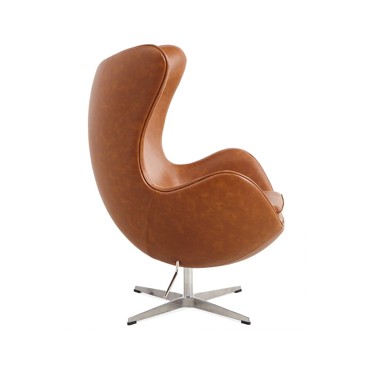 Sillón Egg Chair en Polipiel Encerada Vintage