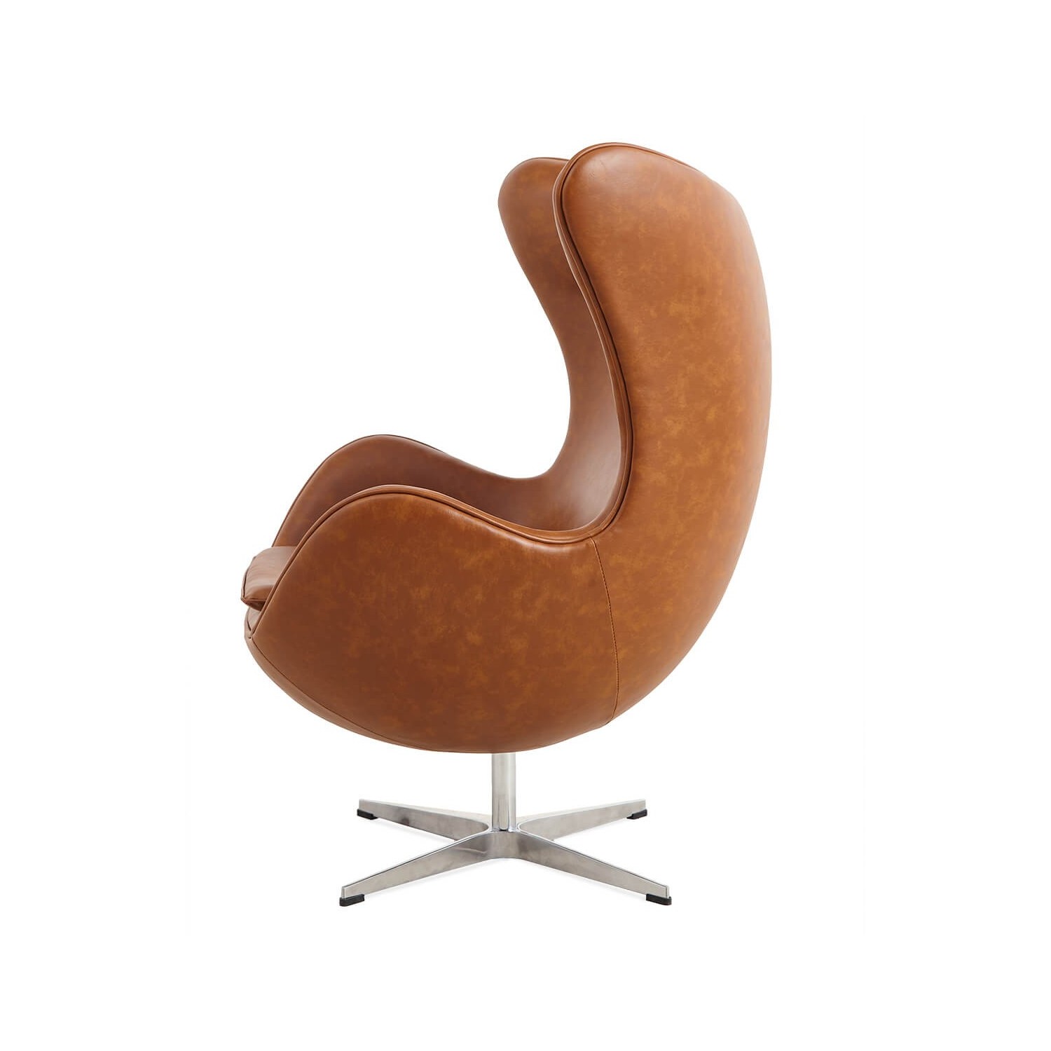 Replica Egg Chair aus Kunstleder im Vintage-Look