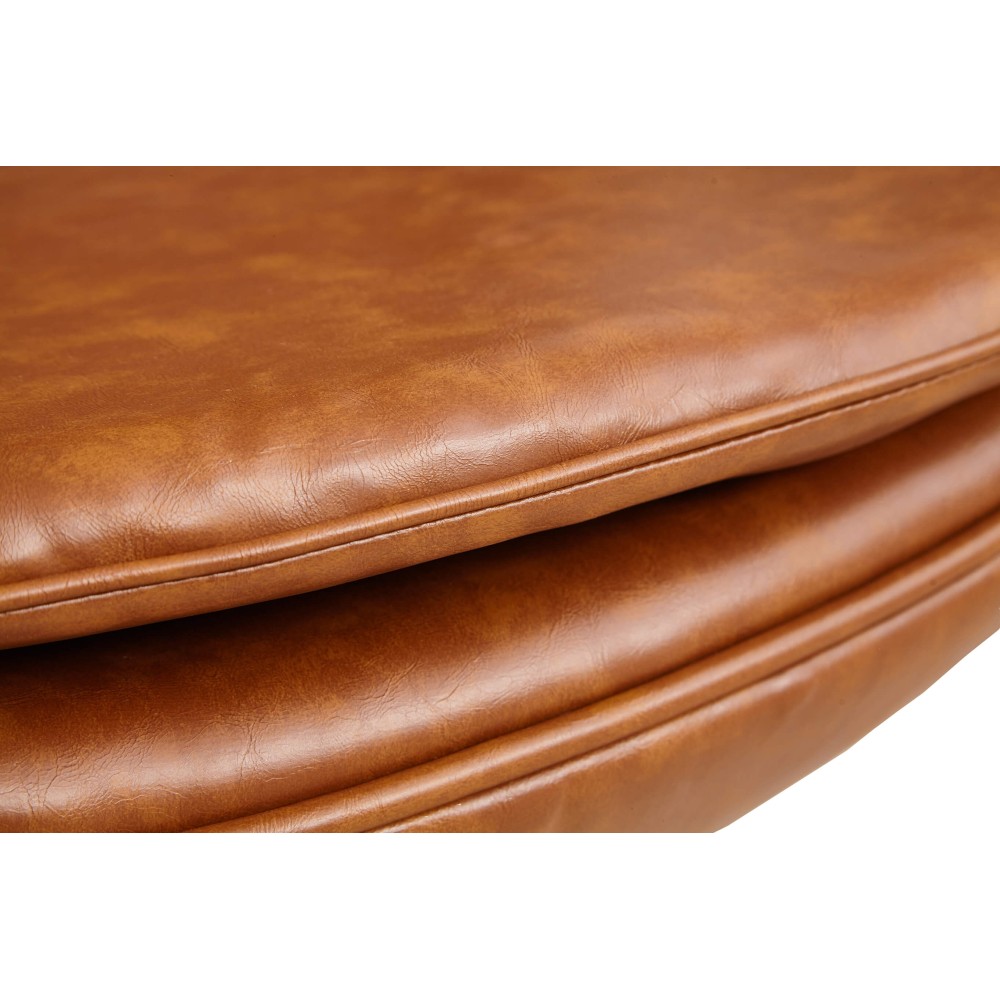 Replica Egg Chair i vintage distressed konstläder