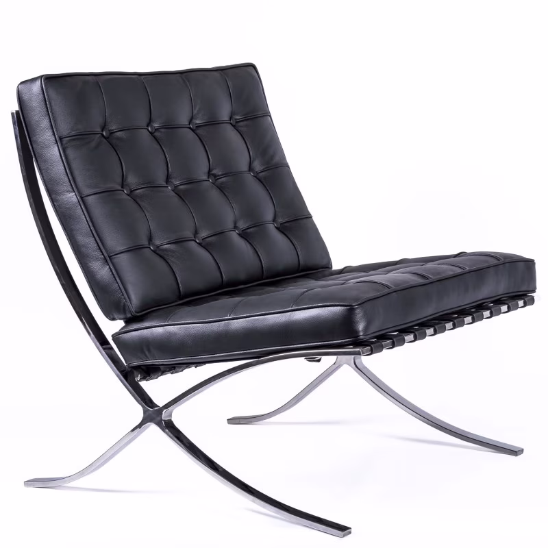 Cadeira Berlin Chair HQ em couro granulado italiano