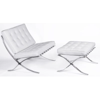 furmod Barcelona Chair HQ with Ottoman