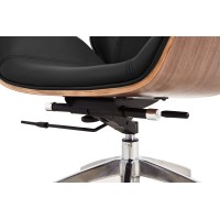 Silla oficina Nordic Highback en Piel Italiana