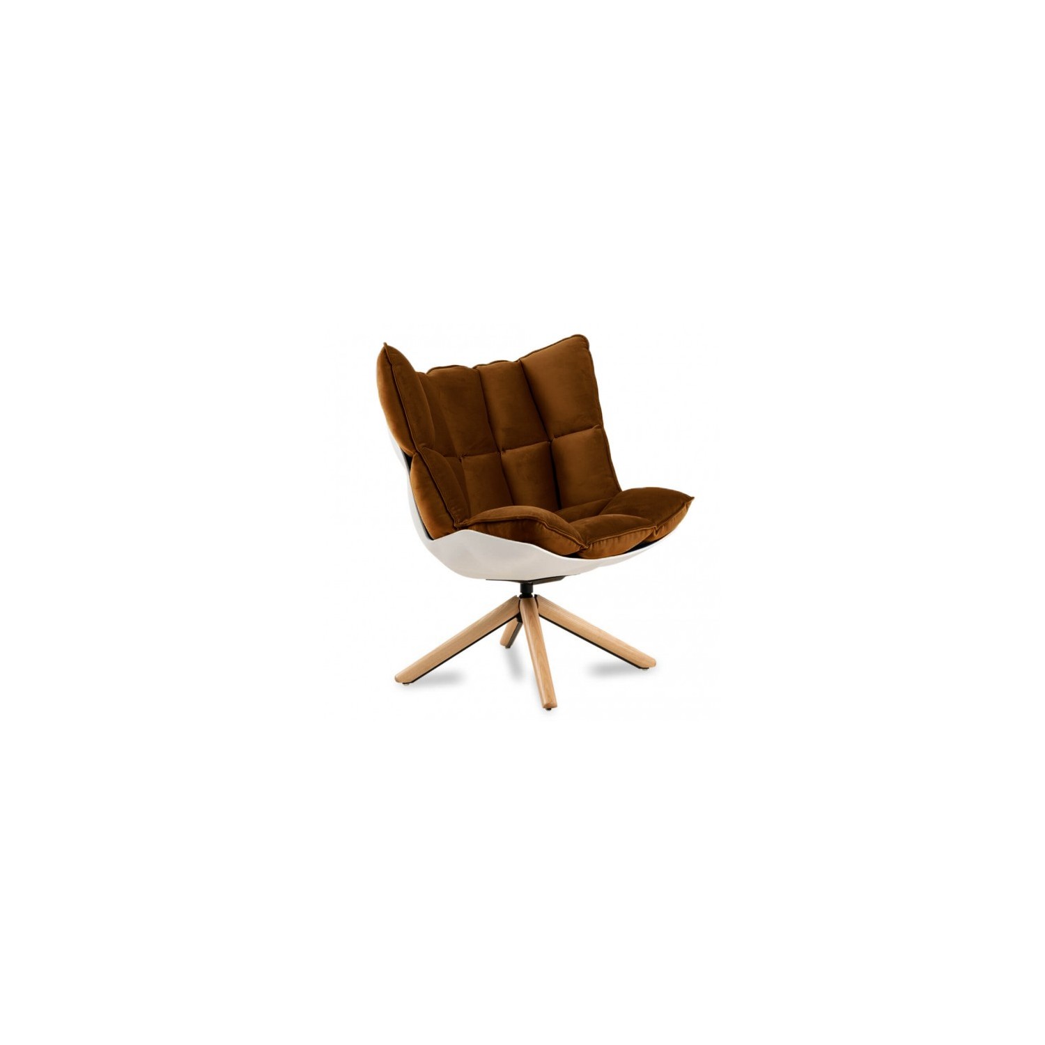 Replica van de Design fauteuil Husk Fauteuil met voetensteun van de magnifieke ontwerper Patricia Urquiola