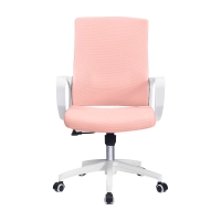 Chaise de bureau à dossier bas Mesh Ergo en maille de fibres