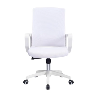 Chaise de bureau à dossier bas Mesh Ergo en maille de fibres