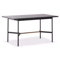 Rechteckiger Esstisch Blackstorm 140x80 cm aus Eichenholz