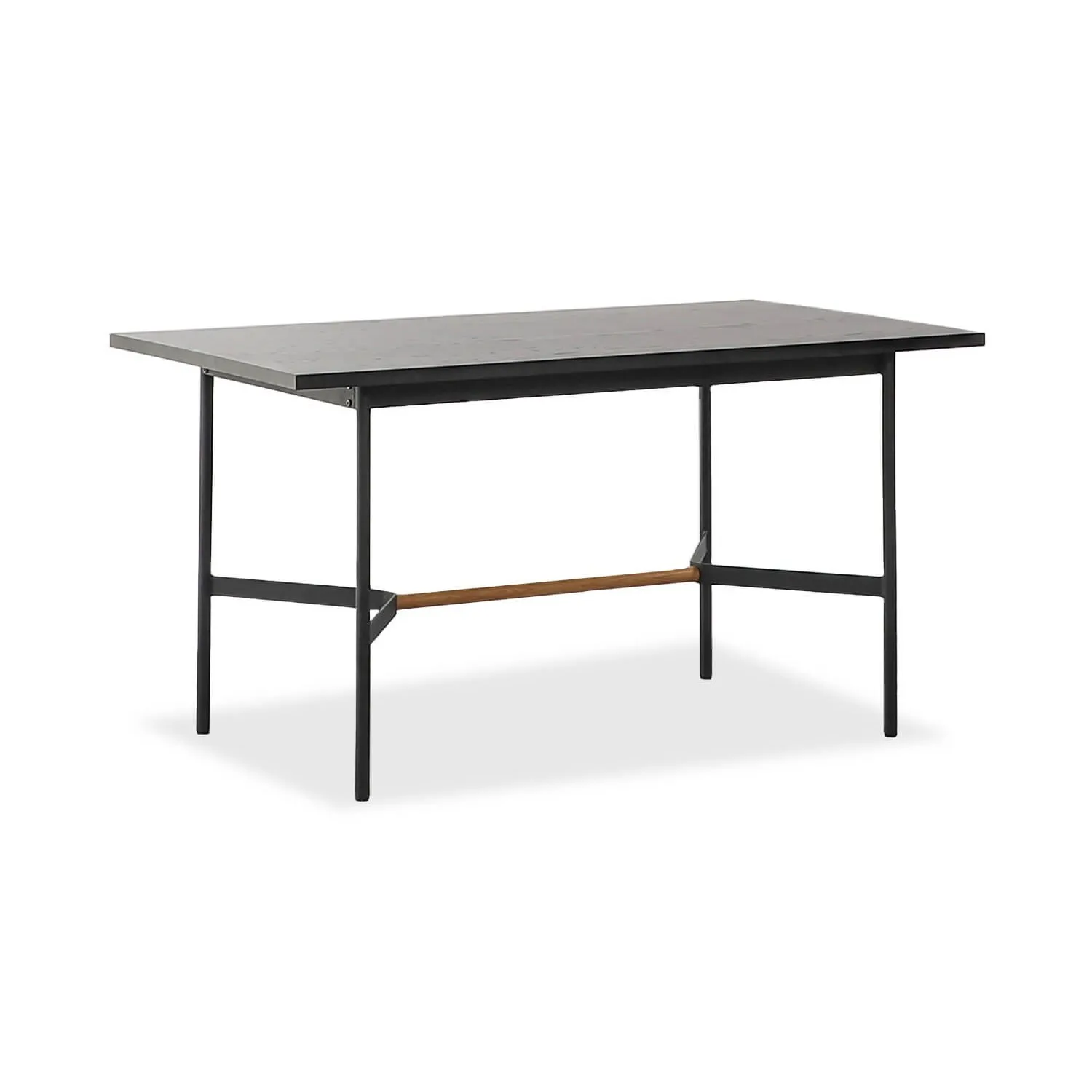 Rechteckiger Esstisch Blackstorm 140x80 cm aus Eichenholz