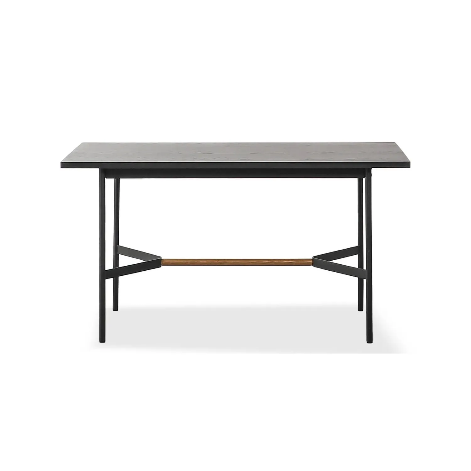 Rechteckiger Esstisch Blackstorm 140x80 cm aus Eichenholz