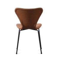 Krzesło do jadalni z tapicerką ze sztucznej skóry