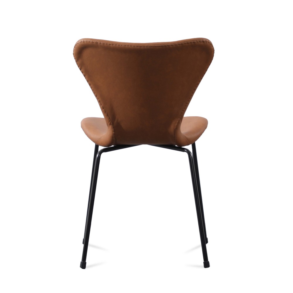 Krzesło do jadalni z tapicerką ze sztucznej skóry