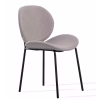 Gepolsterter Stuhl aus Kunstleder