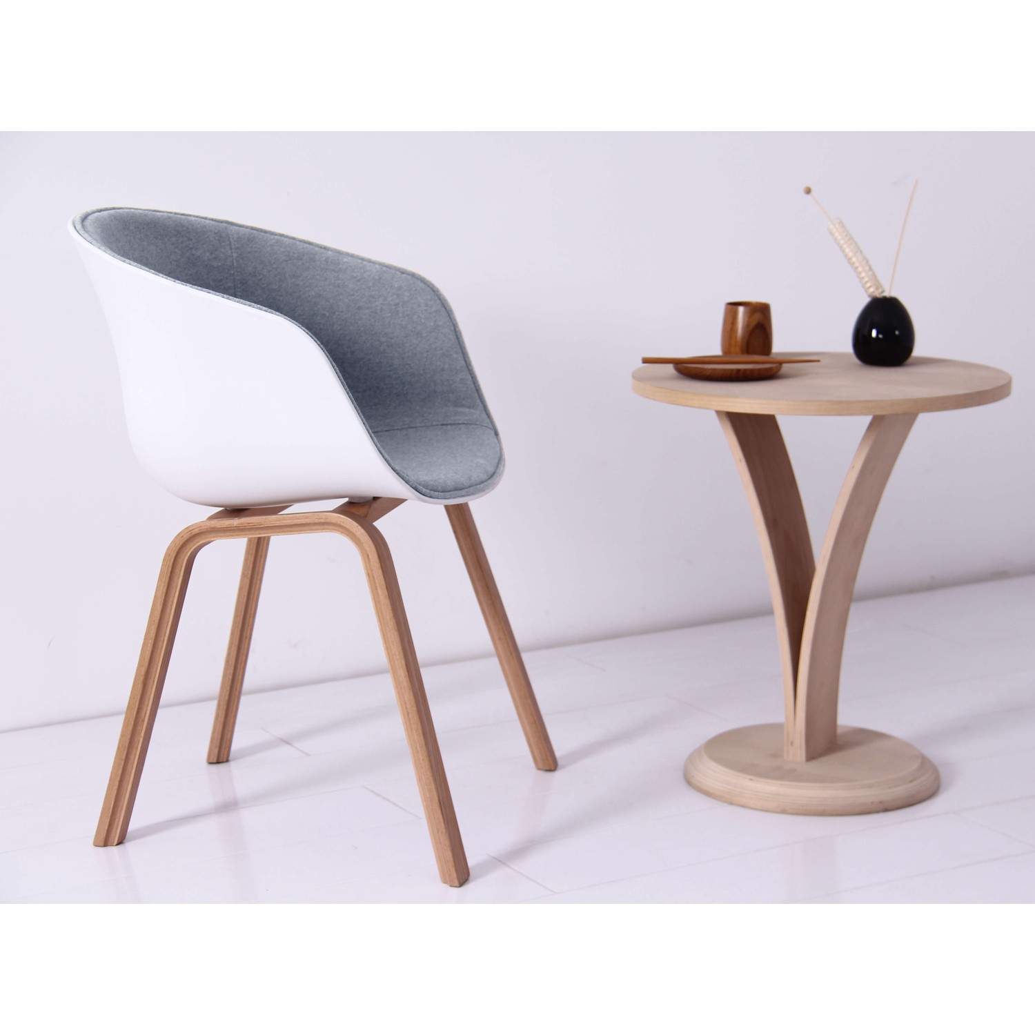 Chaise en coton nordique