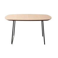 Tavolino Quadrato 80x80cm in Legno di Quercia