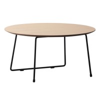 Pyöreä sohvapöytä 80cm tammipuuta