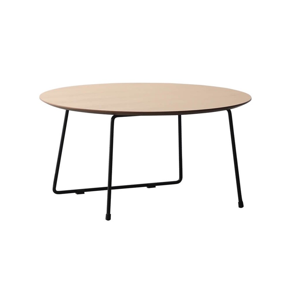 Pyöreä sohvapöytä 80cm tammipuuta